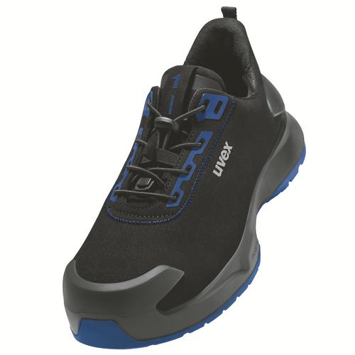 [6814.8-35] 68148 - uvex 1 x-craft Chaussures basses S2  noir, bleu Largeur 11 (35)