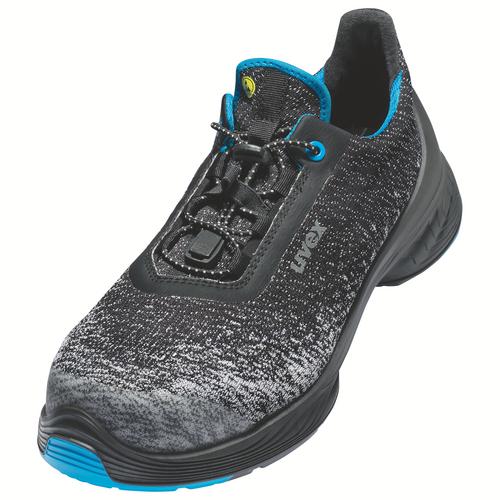 68344 - uvex 1 G2 Chaussures basses S1P  noir, bleu Largeur 14