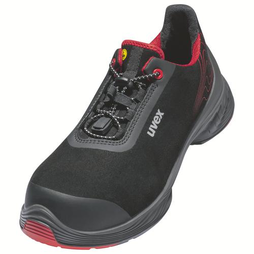 [6838.1-35] 68381 - uvex 1 G2 Chaussures basses S3  noir, rouge Largeur 10 (35)