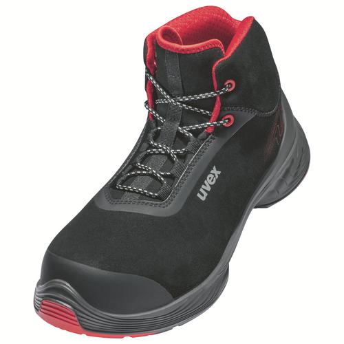 [6839.3-35] 68393 - uvex 1 G2 Chaussure de sécurité S3  noir, rouge Largeur 12 (35)