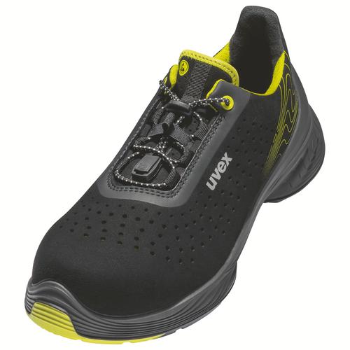 [6843.0-35] 68430 - uvex 1 G2 Chaussures basses S1  noir, jaune Largeur 14 (35)
