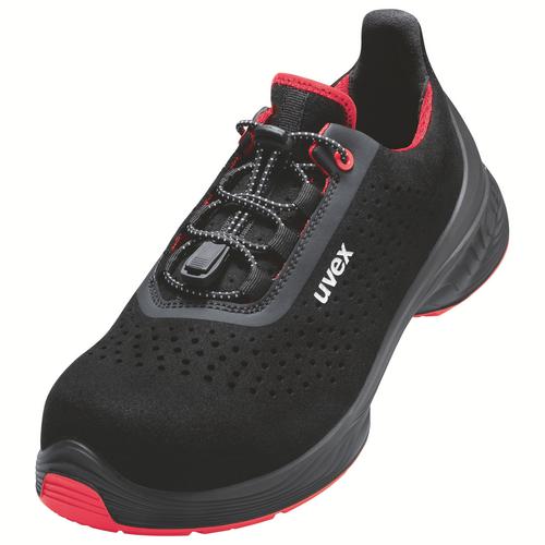 [6846.0-35] 68460 - uvex 1 G2 Chaussures basses S1  noir, rouge Largeur 14 (35)