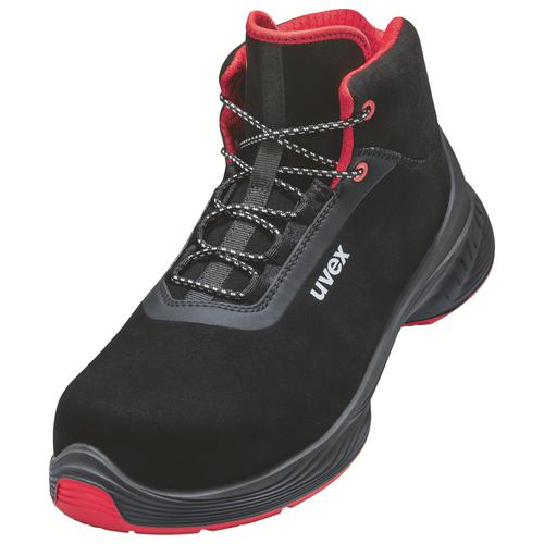 [6850.9-35] 68509 - uvex 1 G2 Chaussure de sécurité S2  noir, rouge Largeur 12 (35)