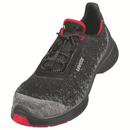 [6852.9-35] 68529 - uvex 1 G2 Chaussures basses S1  noir, rouge Largeur 12 (35)