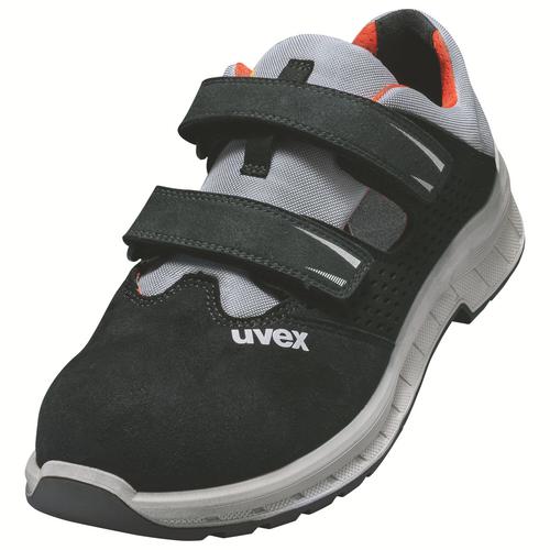 [6906.3-37] 69063 - uvex 2 trend Sandales S1P  noir, gris, rouge Largeur 12 (37)