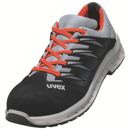 [6909.9-37] 69099 - uvex 2 trend Chaussures basses S2  noir, gris, rouge Largeur 12 (37)