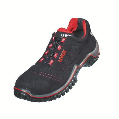 [6998.8-36] 69988 - uvex motion style Chaussures basses S1  noir, rouge Largeur 11 (36)