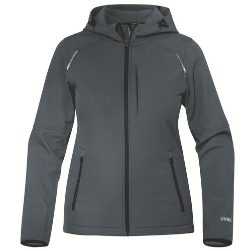 [70368-XS] 70368 - Veste Softshell uvex suXXeed craft gris, anthracite (XS)