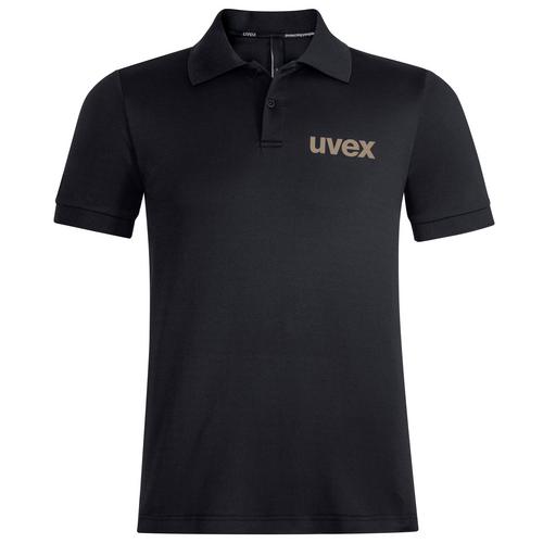 [70712-XS] 70712 - Polo uvex corporate 26 noir, graphite (XS)