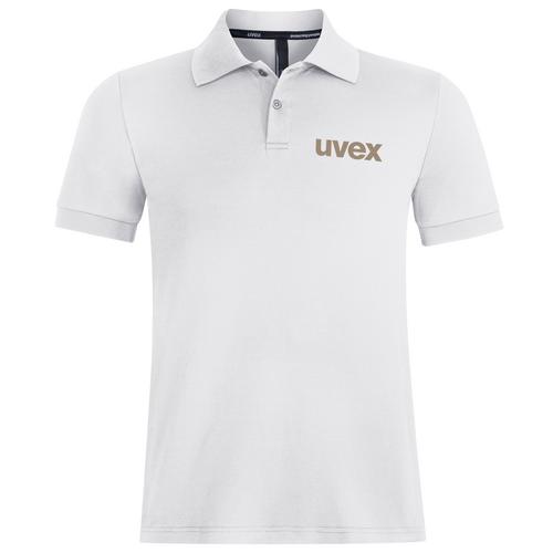 [70713-XS] 70713 - Polo uvex corporate 26 blanc (XS)