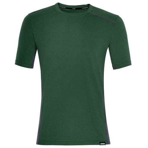 [70775-S] 70775 - T-shirt uvex suXXeed industry vert, vert foncé (S)