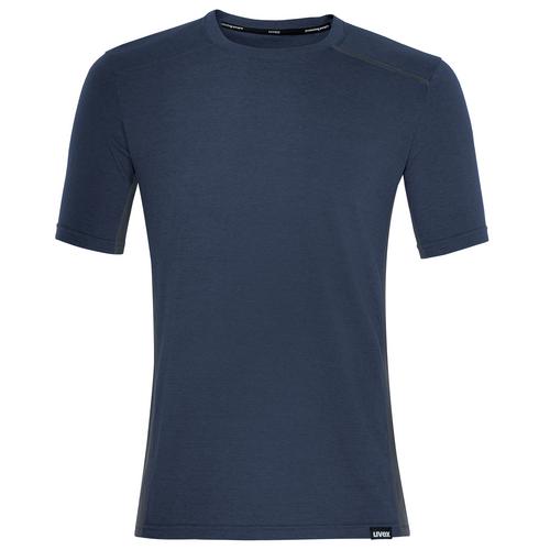 [70780-S] 70780 - T-shirt uvex suXXeed industry bleu, bleu marine (S)