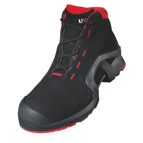 [8517.3-35] 85173 - uvex 1 support Chaussure de sécurité S3  noir, rouge Largeur 12 (35)