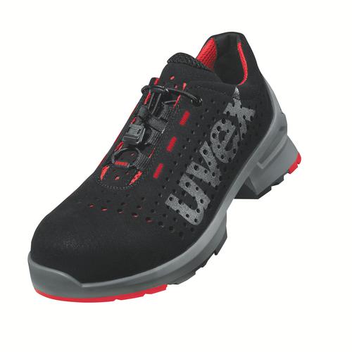 [8546.8-35] 85468 - uvex 1 Chaussures basses S1  noir, rouge Largeur 11 (35)