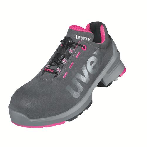 [8562.8-35] 85628 - uvex 1 ladies Chaussures basses S2  gris, rose Largeur 11 (35)