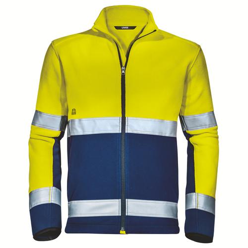[88308-XS] 88308 - Veste polaire uvex Construction jaune, jaune signalisation (XS)