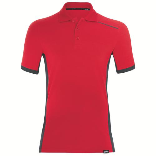 [88622-S] 88622 - Polo uvex suXXeed industry rouge (S)