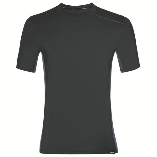 [88923-S] 88923 - T-shirt uvex suXXeed industry noir, graphite (S)