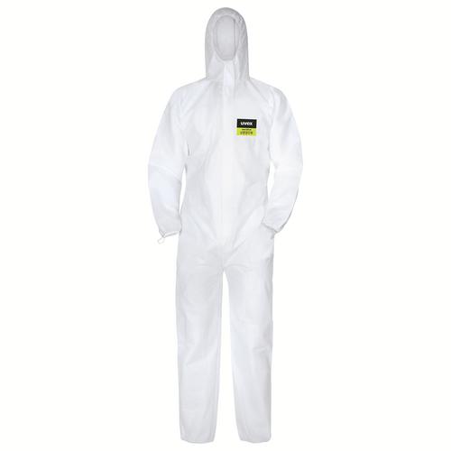 [98173-S] 98173 - uvex Non réutilisable (NR) Combinaison blanc, (S)