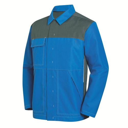 [98402-40/42] 98402 - Veste de travail uvex perfect acid bleu, gris, bleu roi (40/42)