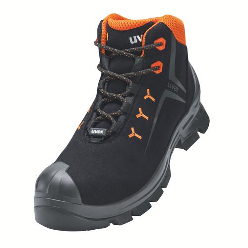 [6529.4-35] 65294 - uvex 2 MACSOLEÂ® Chaussure de sécurité S3  noir, orange Largeur 14 (35)