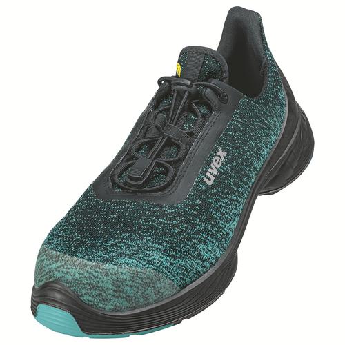 [6824.2-35] 68242 - uvex 1 G2 Chaussures basses S1P  noir, vert, bleu Largeur 11 (35)