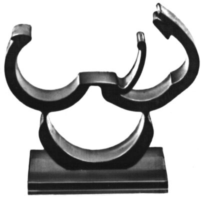 [A0228406] ADHESIVE AUTOMATIC CLIP Ø 6 → 12 mm WRING HARNESS FIXING